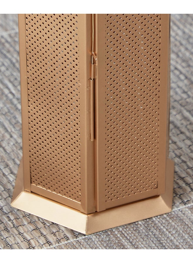 Home Box Isaba Metal Cutwork Lantern - 24x24x72 cm - Image 5